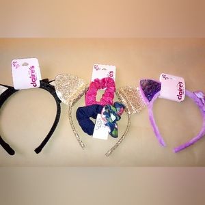 Claire's hair accessories